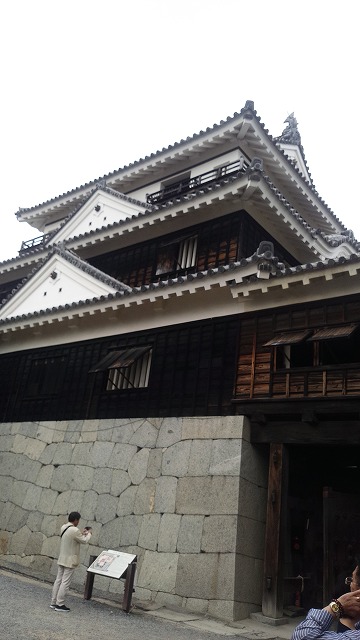 松山城の天守閣