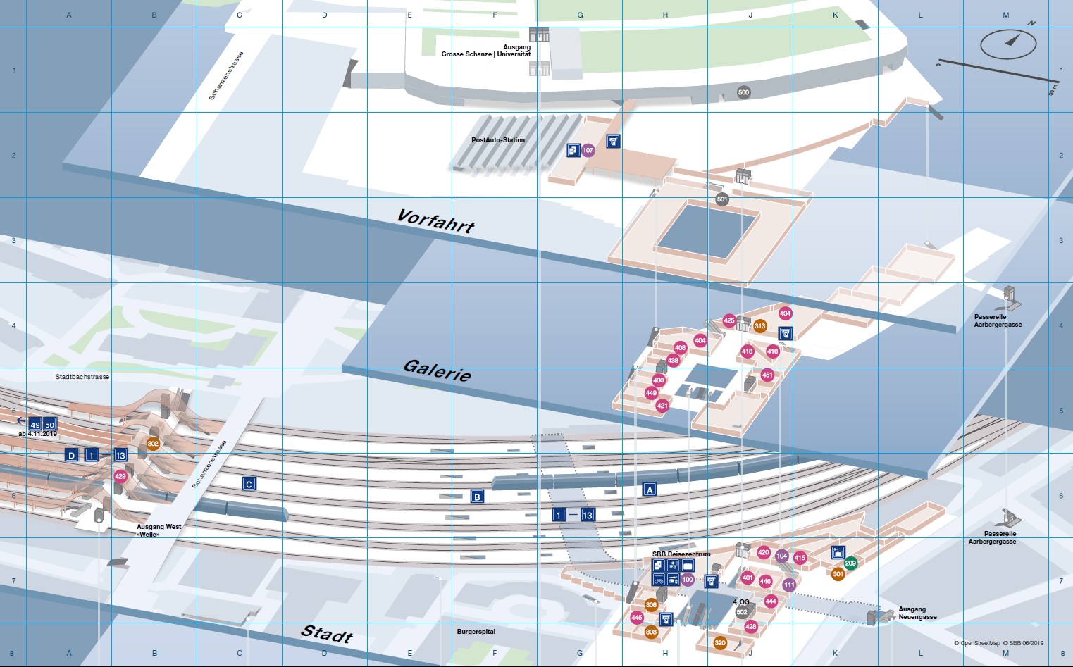 ベルン駅を楽しむ 構内図や接続の様子も収録 19年夏 鉄道ラボ