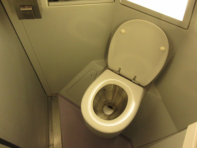 TGVの車内(トイレ)